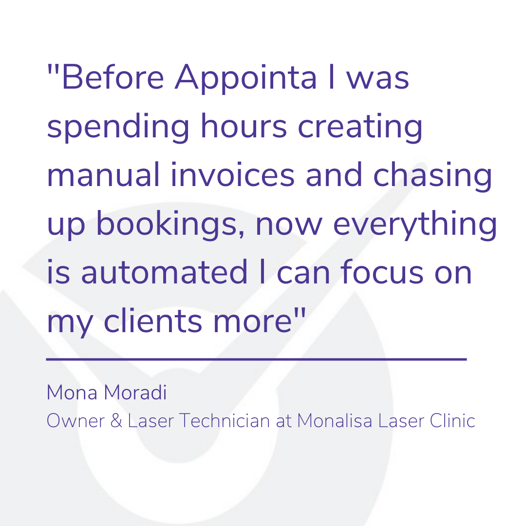 Client testimonial from Monalisa Laser Clinic